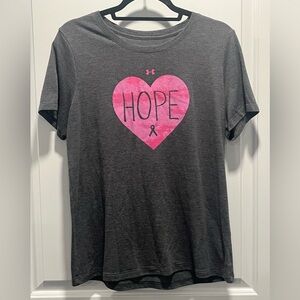 Under Armour Women's "Hope" Semi-Fitted Tee Size L